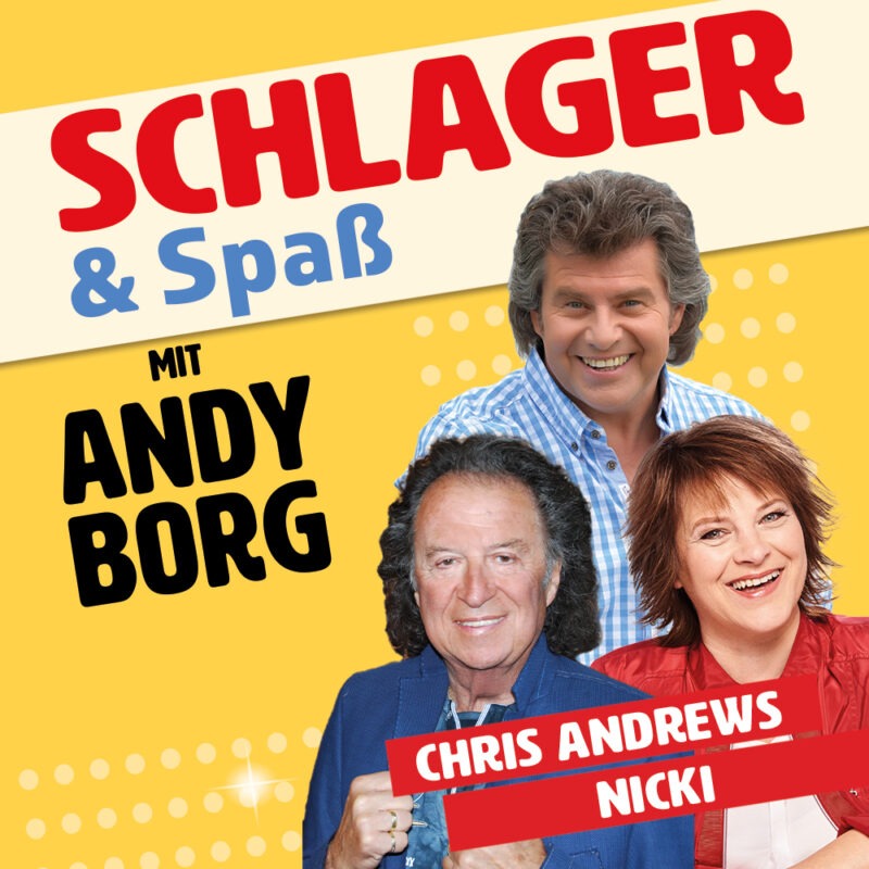 Andy Borg, Chris Andrews, Nicky | Bild: © Thomann Management GmbH